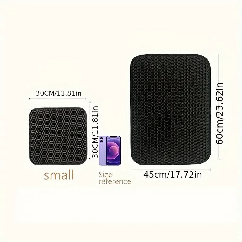 Honeycomb Litter Mat – Mess-Free & Easy to Clean