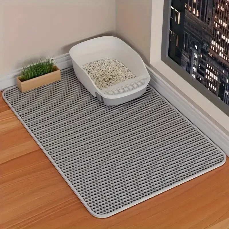 Honeycomb Litter Mat – Mess-Free & Easy to Clean