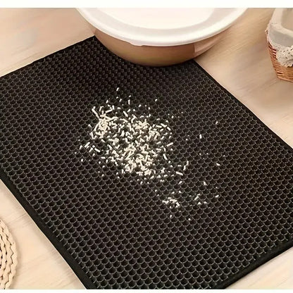 Honeycomb Litter Mat – Mess-Free & Easy to Clean