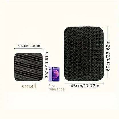Honeycomb Litter Mat – Mess-Free & Easy to Clean
