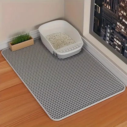 Honeycomb Litter Mat – Mess-Free & Easy to Clean