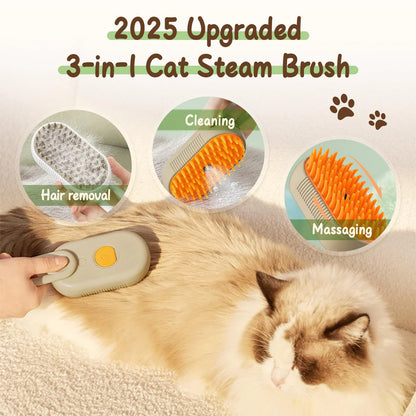 3-in-1 Electric Pet Grooming Brush