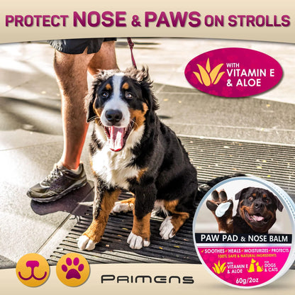 Natural Paw Balm 2oz – Protects Against Heat, Cracks & Rough Surfaces
