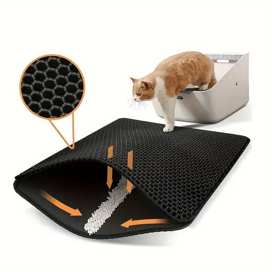 Honeycomb Litter Mat – Mess-Free & Easy to Clean