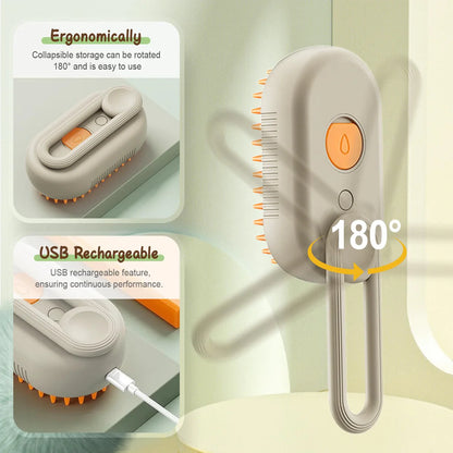 3-in-1 Electric Pet Grooming Brush